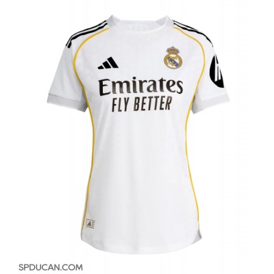 Zenski Nogometni Dres Real Madrid Kylian Mbappe #10 Domaci 2025-26 Kratak Rukav Zenski Nogometni Dres Real Madrid Kylian Mbappe #10 Domaci 2025-26 Kratak Rukav